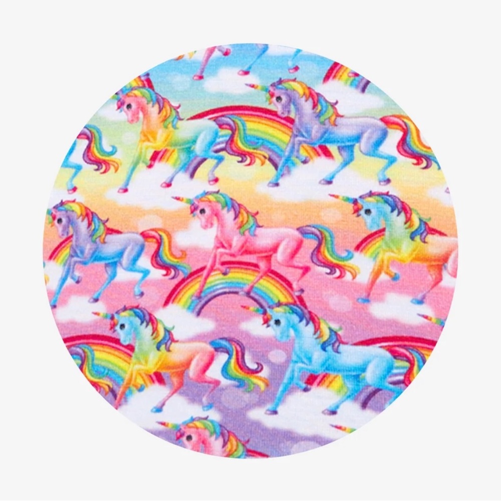 Posh Peanut Lisa Frank Markie unicorn rainbow women’s pajamas - Picture 5 of 5